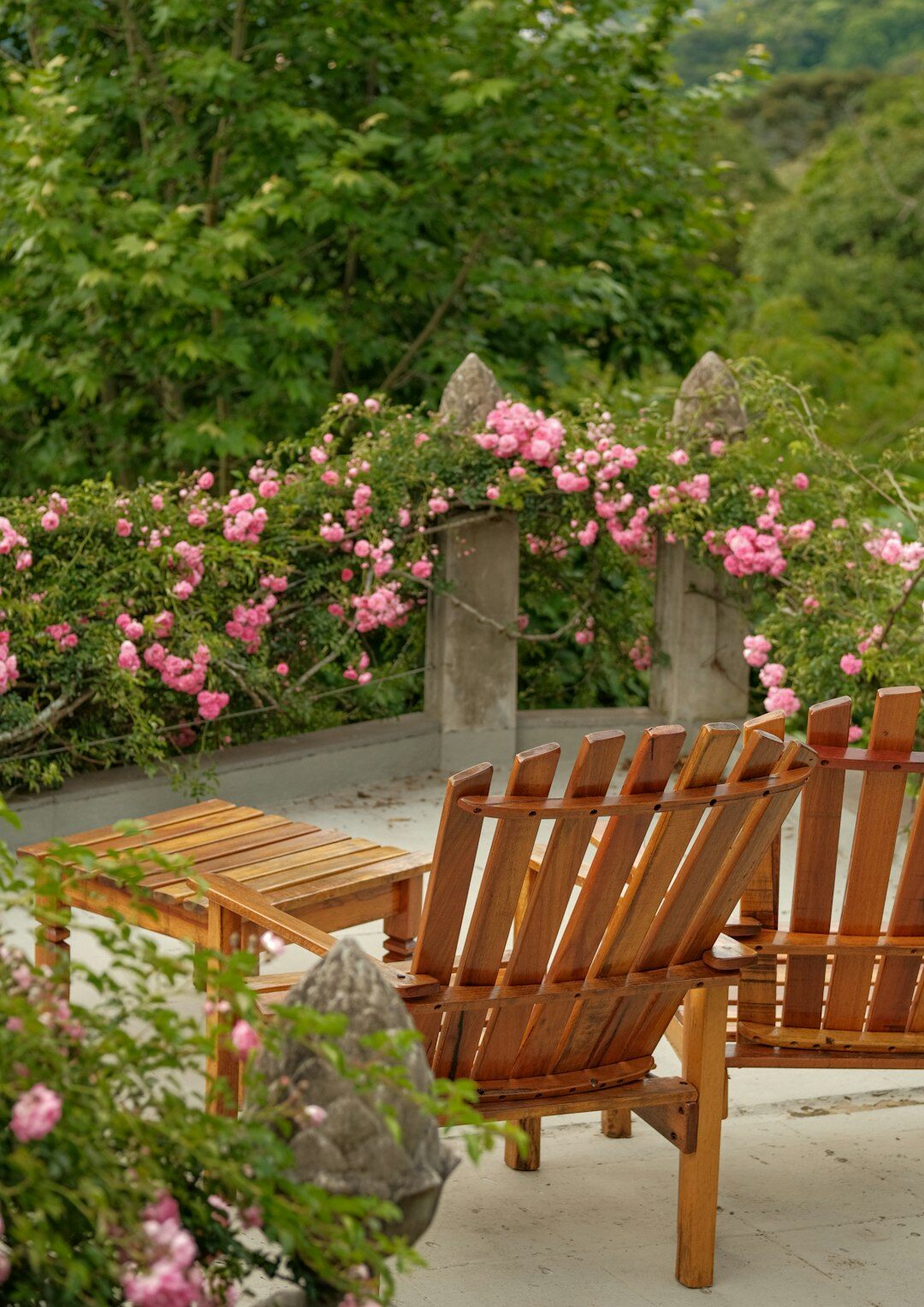 luxury home garden terrace